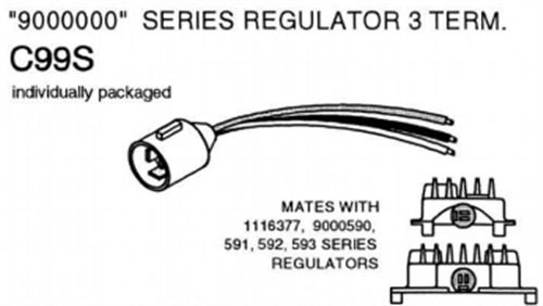 C99S_AFTERMARKET BRAND Regulator Repair Lead Connector